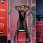 51-летняя американская актриса, певица, танцовщица и модельер  Дженнифер Лопез (Jennifer Lopez) на American Music Awards 2020