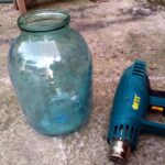 Защитный чехол для стеклянной банки из пластиковой бутылки