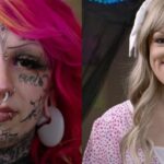 Девушка с татуировками на лице показала, как она выглядит без тату