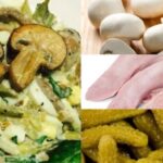 Салат с языком и грибами — простой рецепт