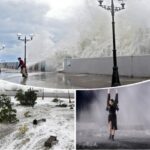 Последствия шторма в Крыму и на Кубани
