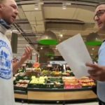 Драка русскоязычных покупателей с полицейскими в немецком супермаркете