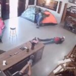 Попытка ограбления оружейного магазина попала на камеру наблюдения