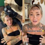 Девушка с татуировкой именем парня на лбу — взорвала интернет