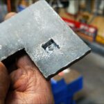 Как сделать квадратное отверстие в металле