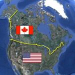 Почему граница между США и Канадой почти идеально ровная