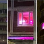 Загадочные фиолетовые окна