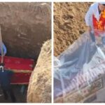 Неудачная погребальная процессия в Китае, за место одного закопали шестерых